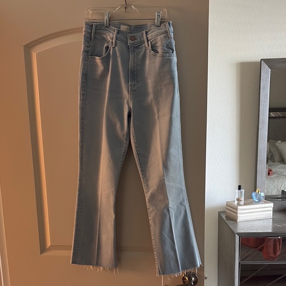 MOTHER The Hustler Ankle Fray in Ball's In Your Court - Picture 2 of 3